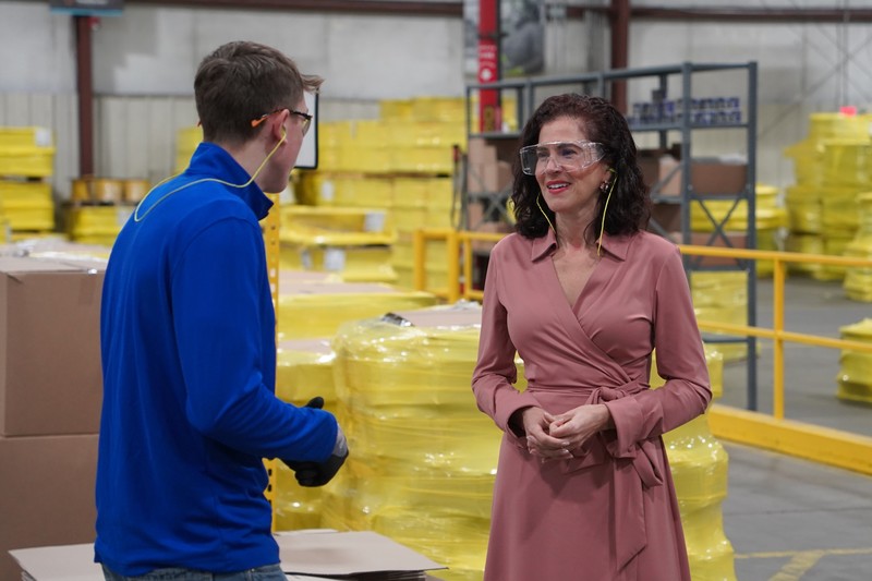 Labor commissioner touring 12 for Life facility