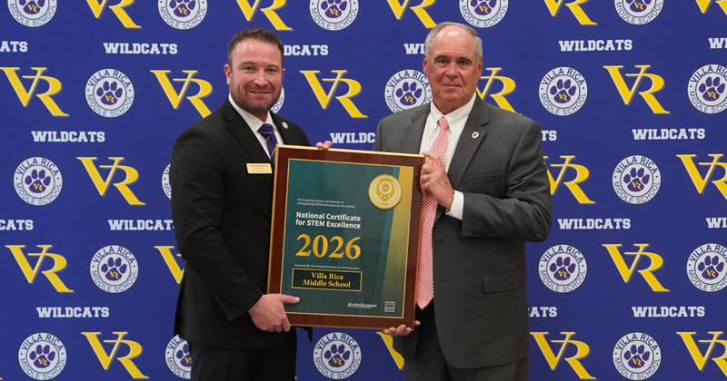 VRMS stem certification ceremony