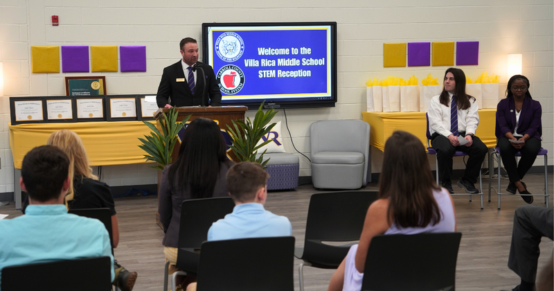 VRMS stem certification ceremony