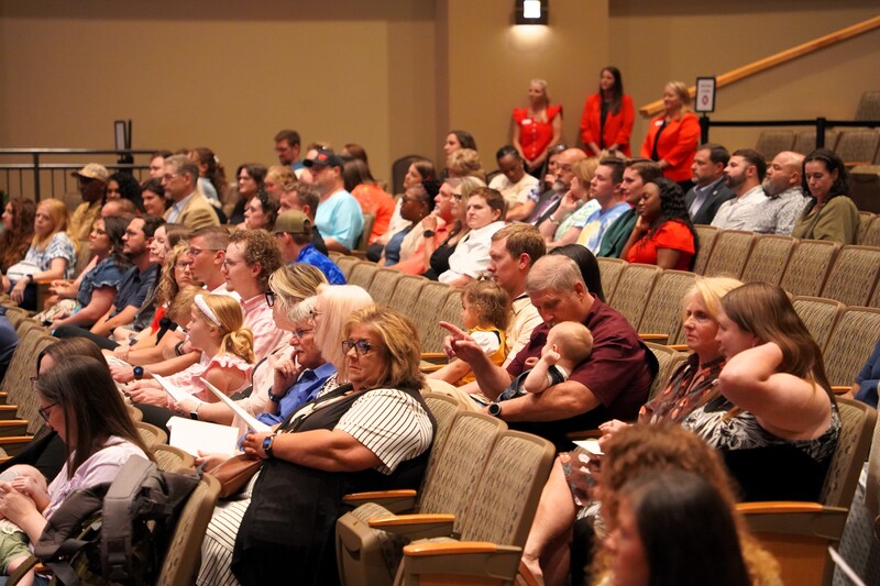 retirees were joined by family and friends