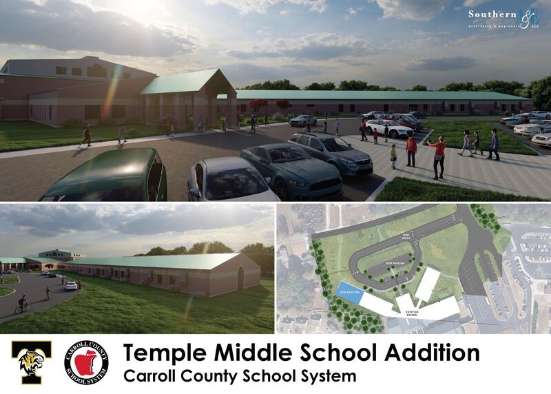 TMS addition renderings and site plan