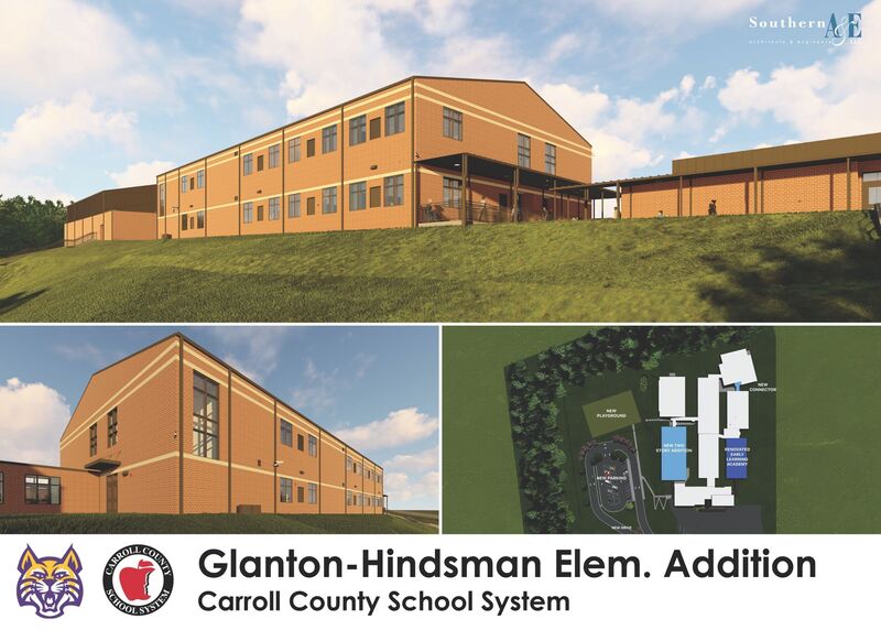 GHES addition renderings and site plan