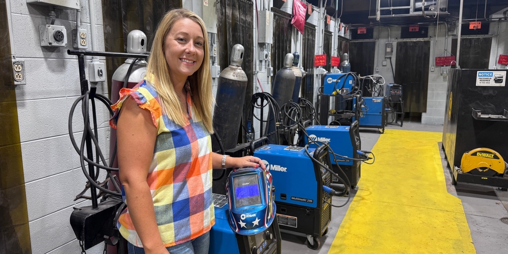New ATC Principal in welding shop