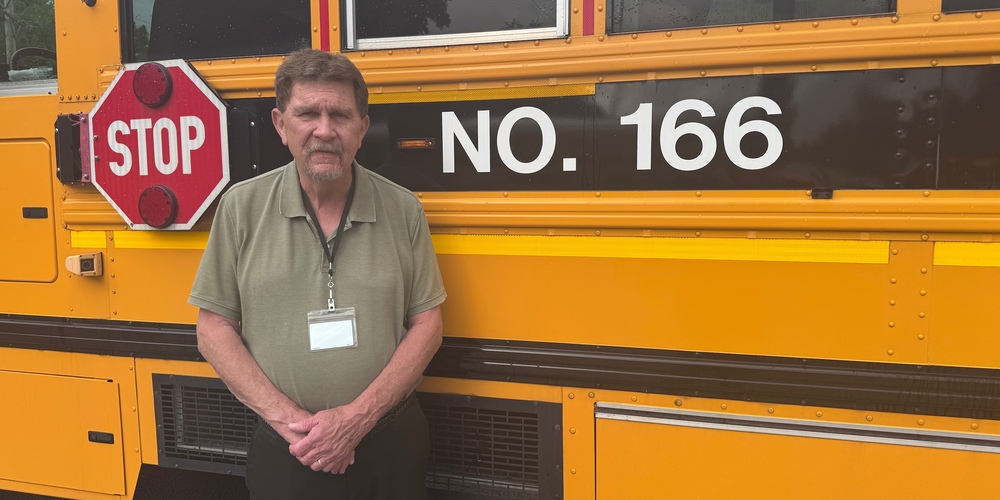 Retiring bus driver