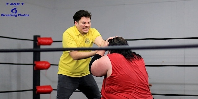 Anthony Henderson in wrestling ring