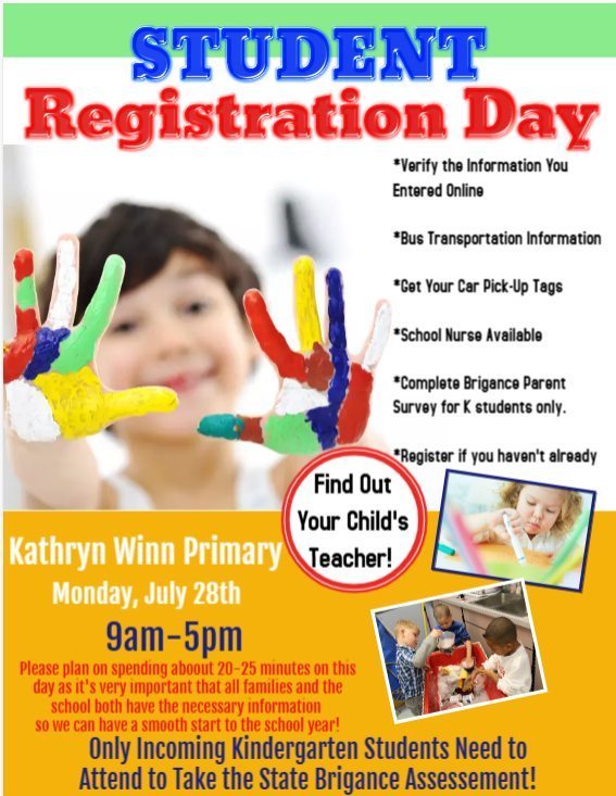 Winn registration flyer