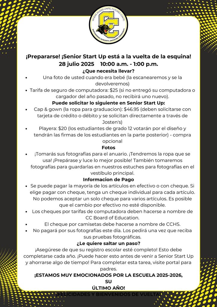 Senior Start Up Spanish