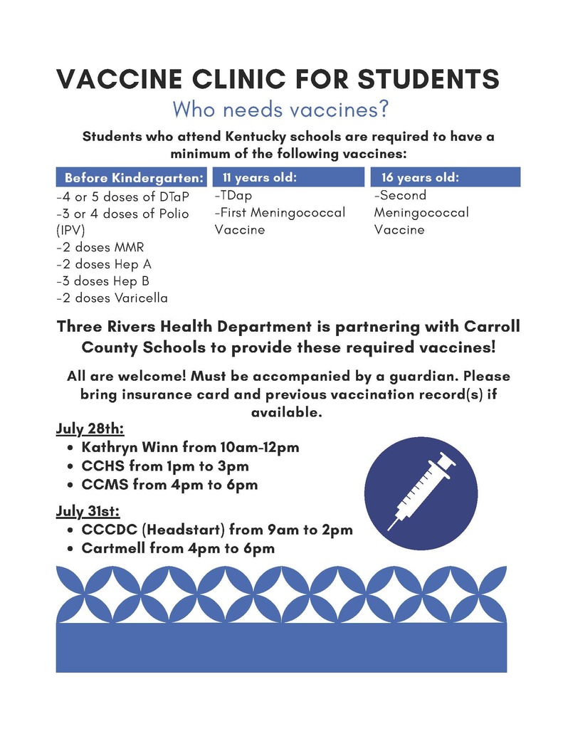 vaccines flyer