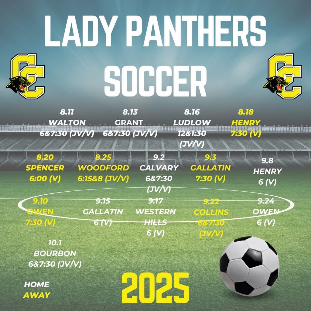 soccer schedule