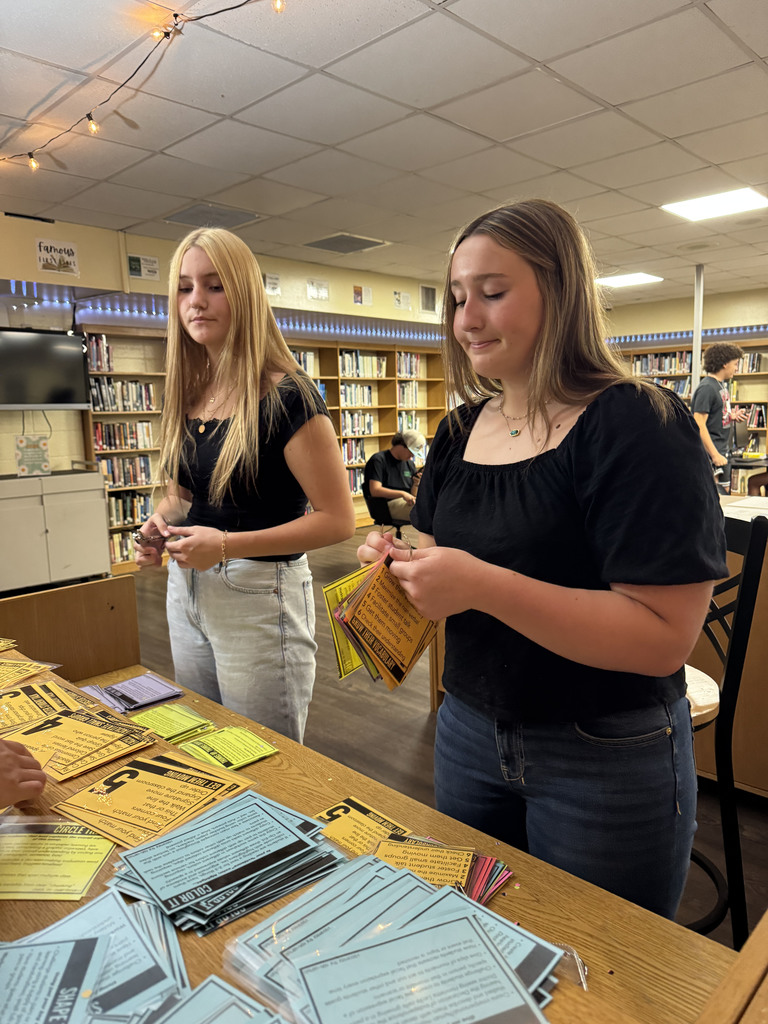 students working