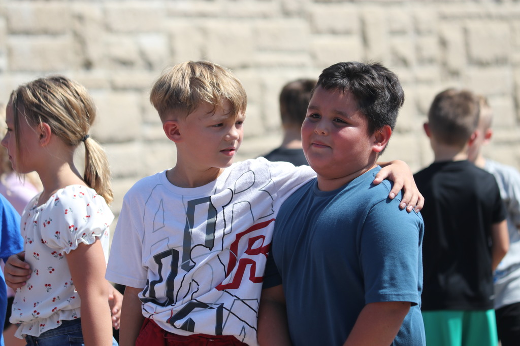 friends on playground