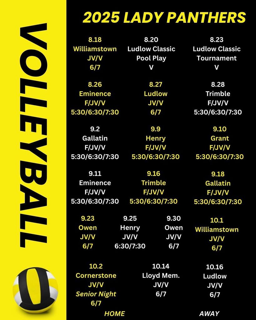 volleyball schedule