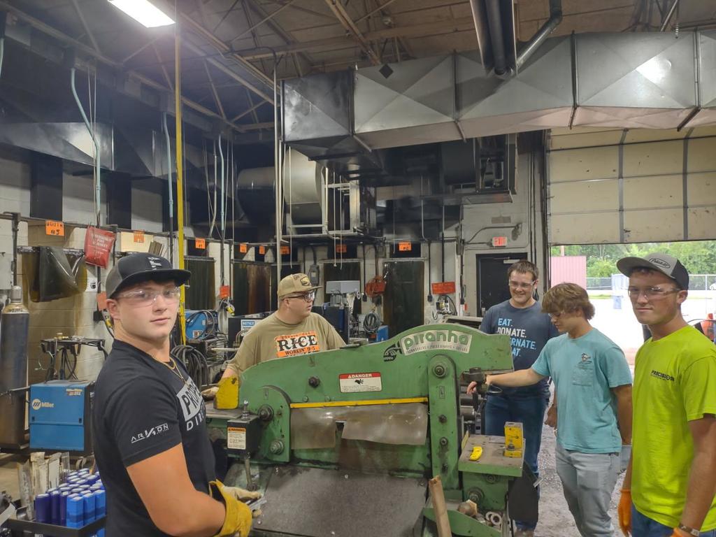 welding students