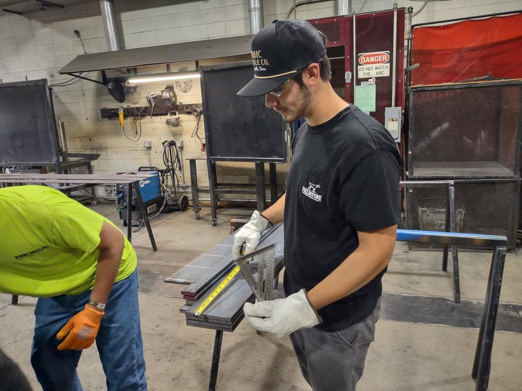 welding students