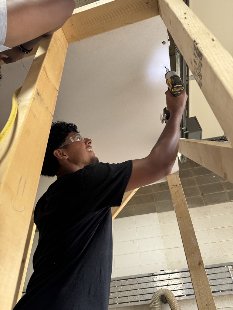 installing drywall