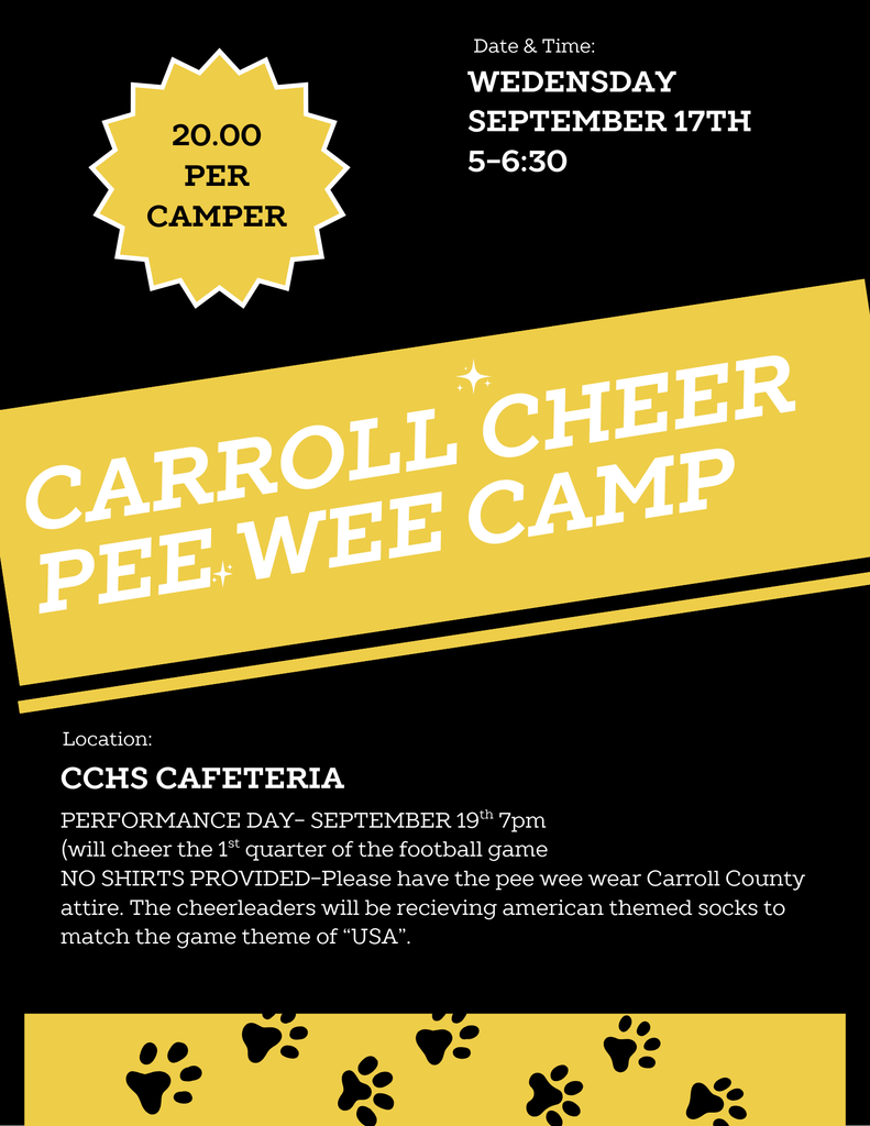 cheer camp flyer