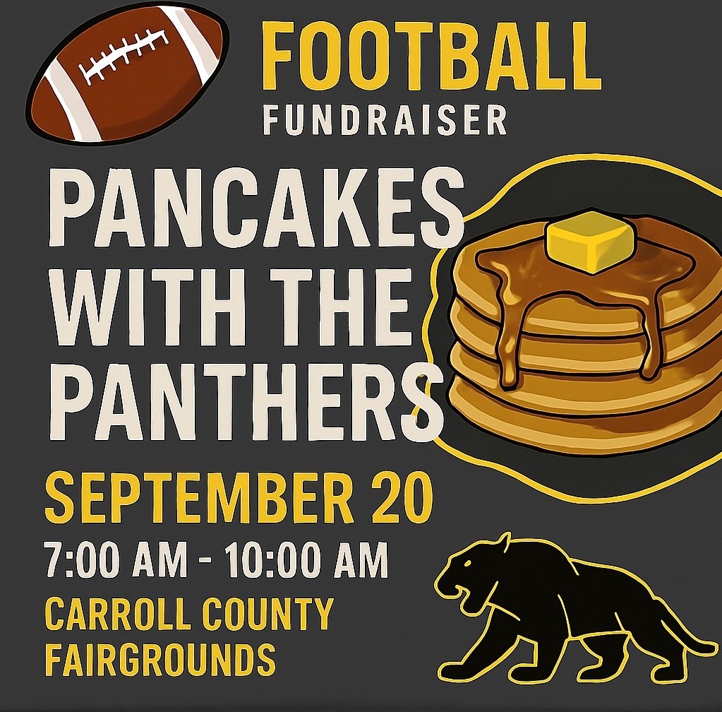 pancake fundraiser flyer