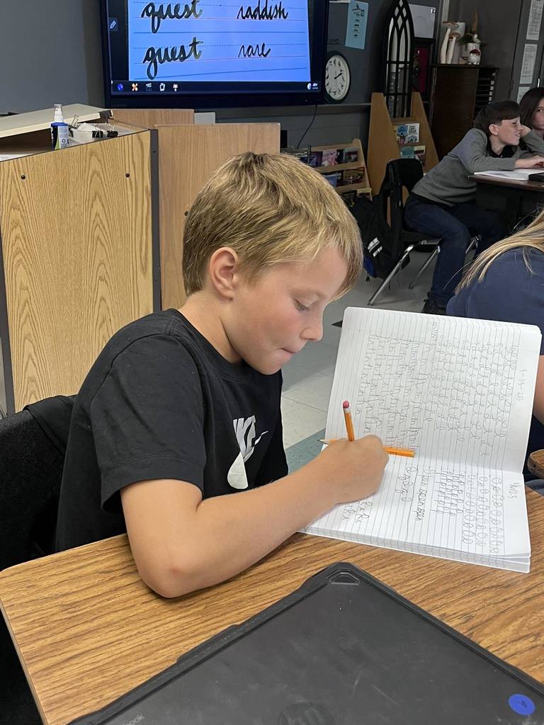 Learning Cursive