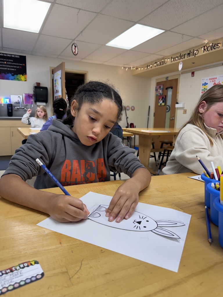 student drawing