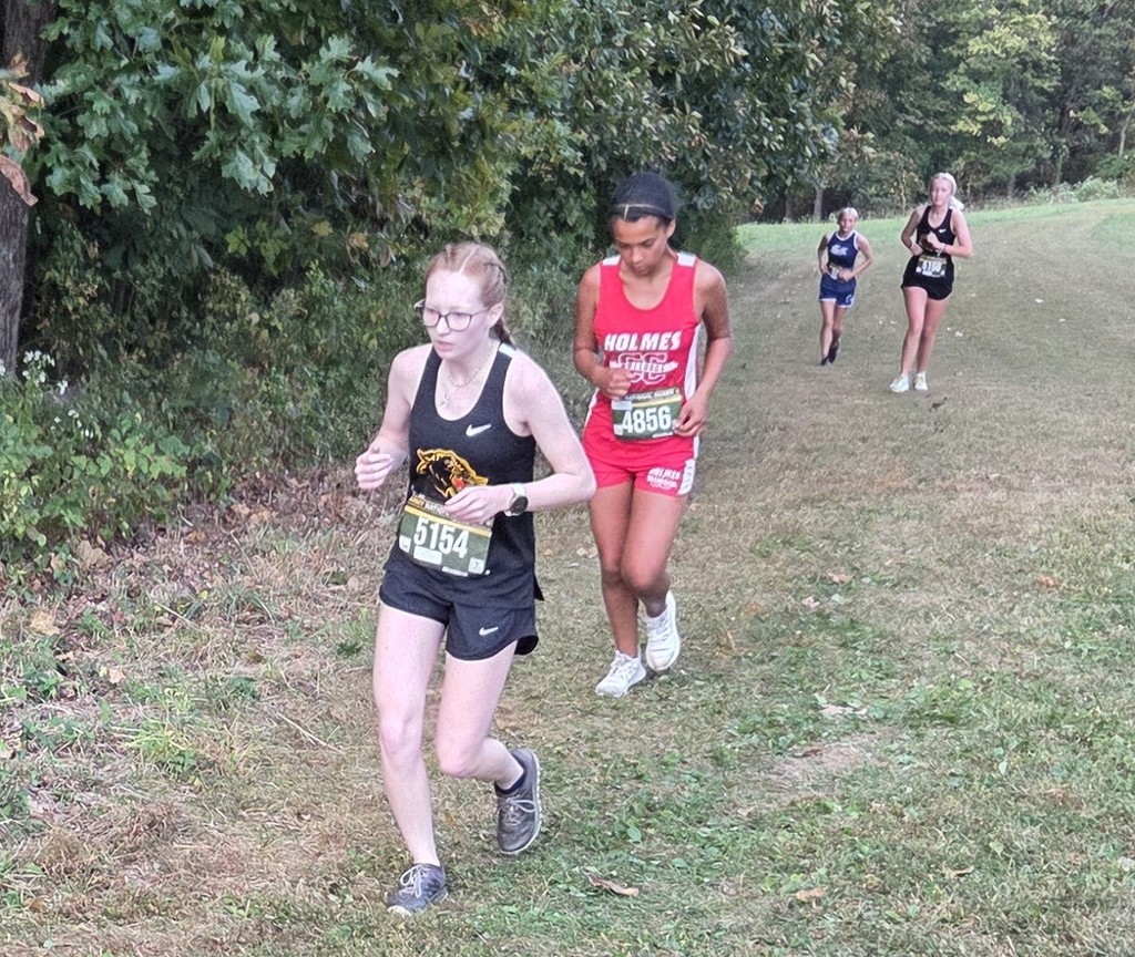 students running