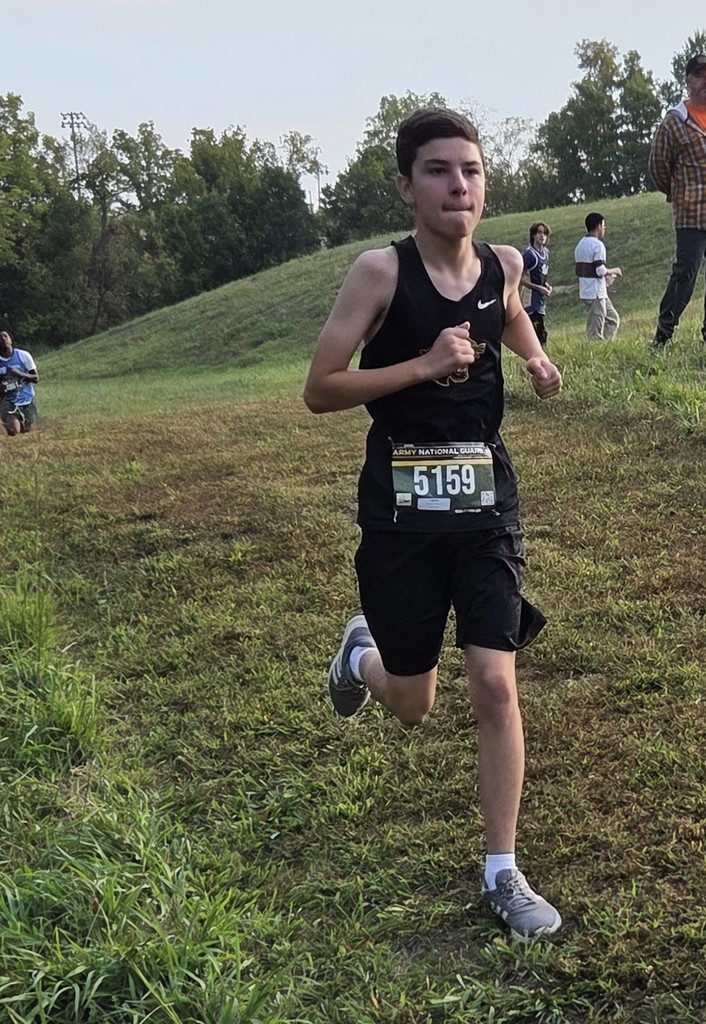 student running