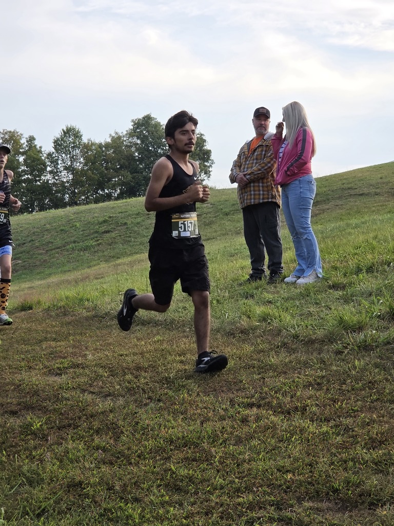 student running