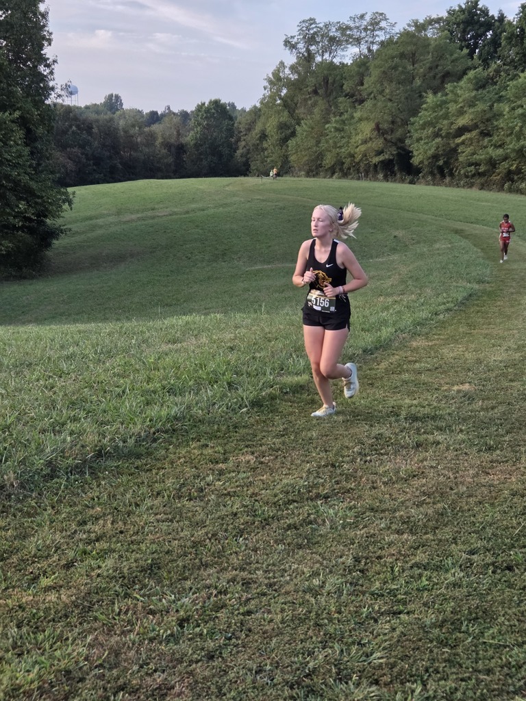 student running