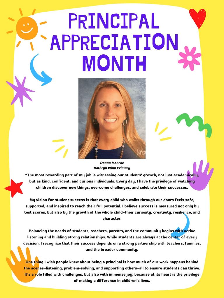 Principal Appreciation Month