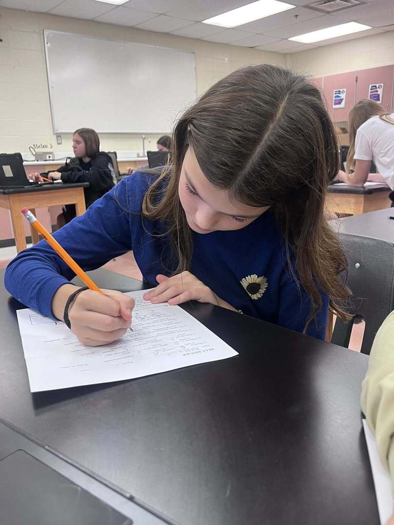 Science work with Mr. Silvers