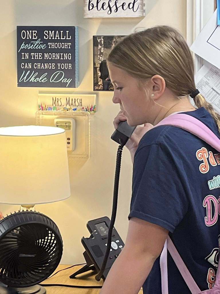 Photo of the new CCMS morning news team.