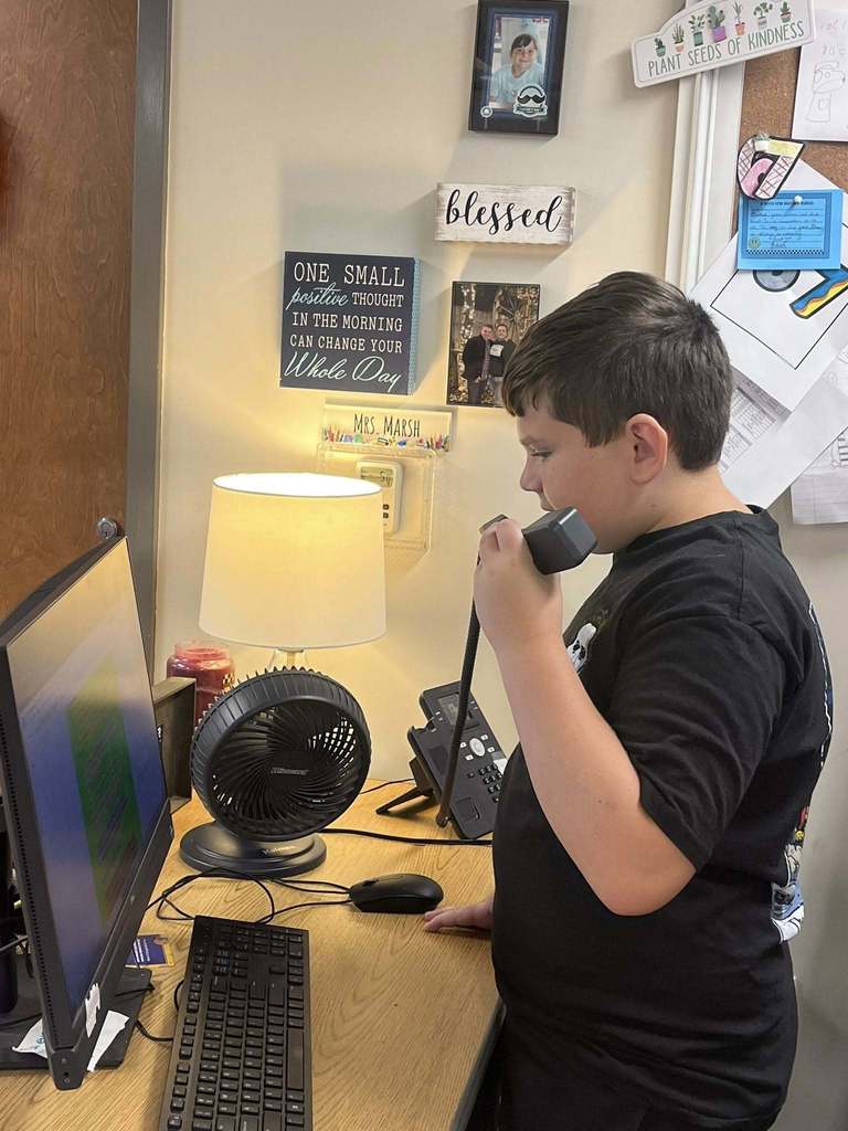 Photo of the new CCMS morning news team.