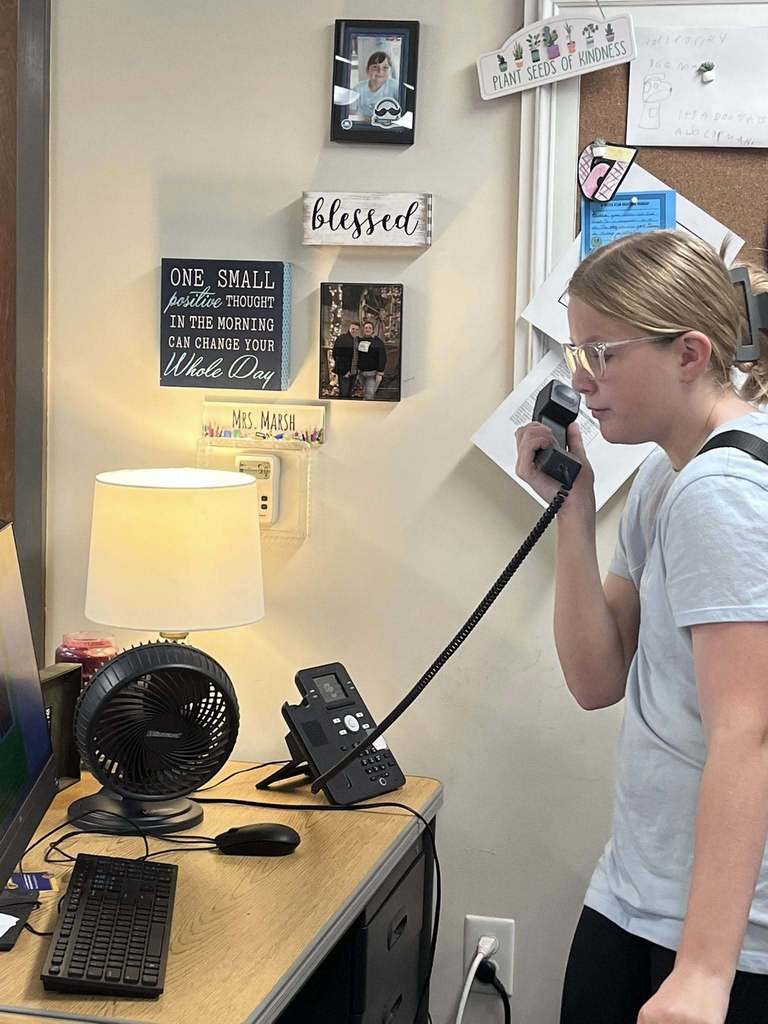 Photo of the new CCMS morning news team.