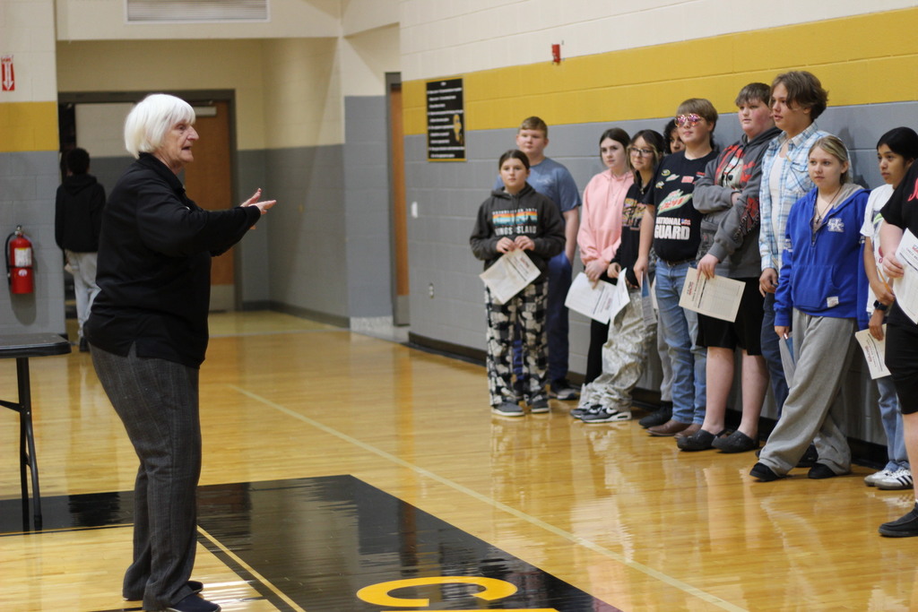 The eighth grade 4H reality fair.