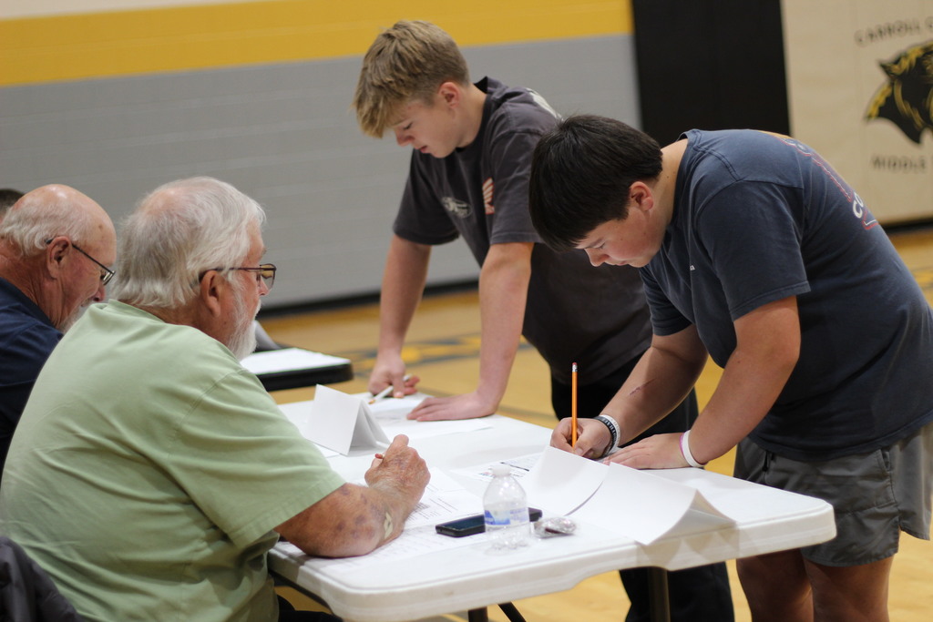 The eighth grade 4H reality fair.