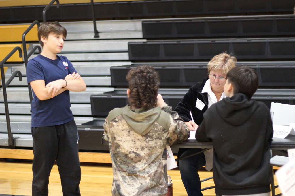 The eighth grade 4H reality fair.