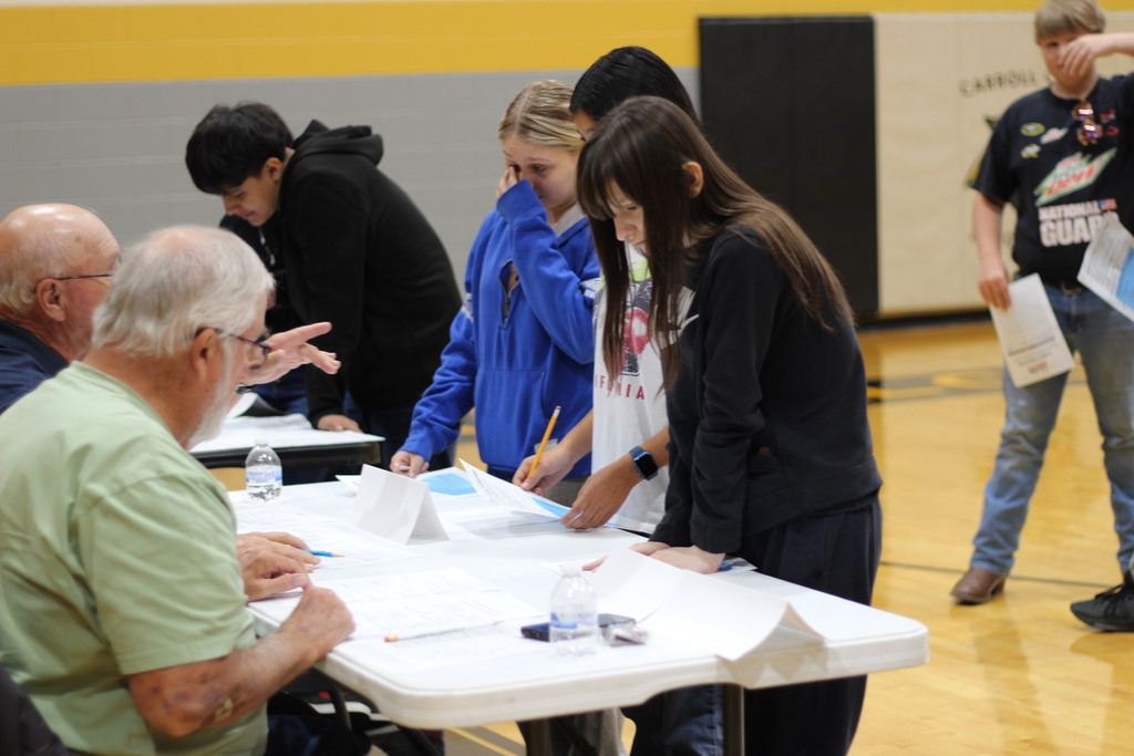 The eighth grade 4H reality fair.