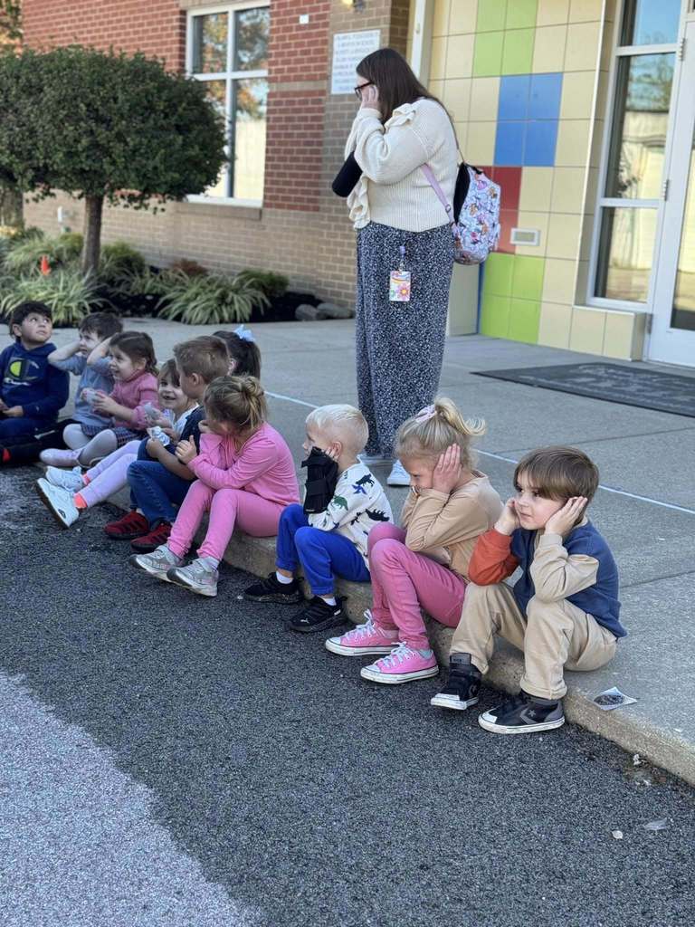 Kids listening to the sirens