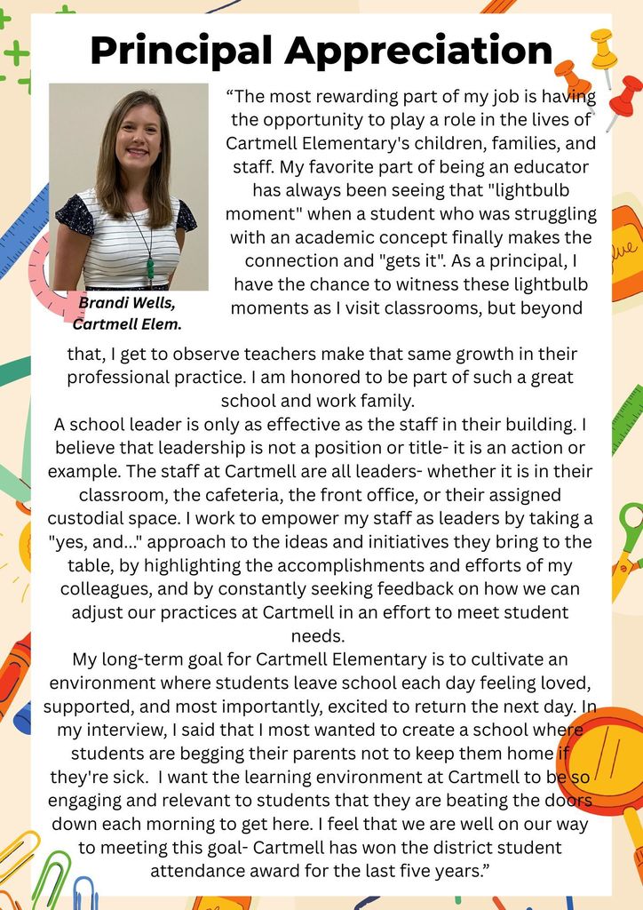 Principal Appreciation Month