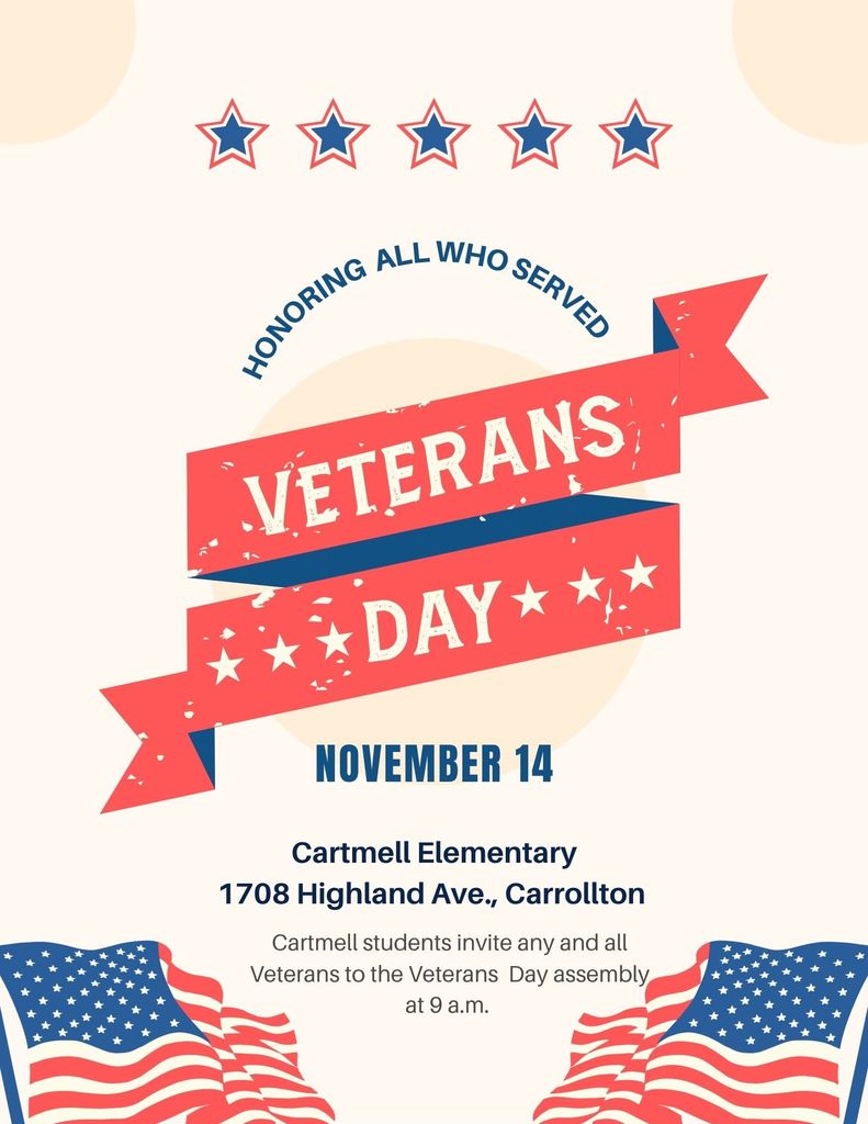 Veterans Day flyer