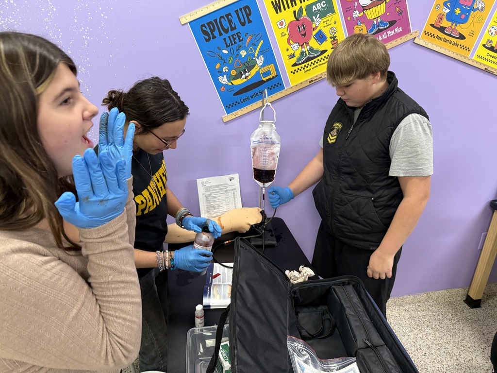 Students completing labs in the careers class.