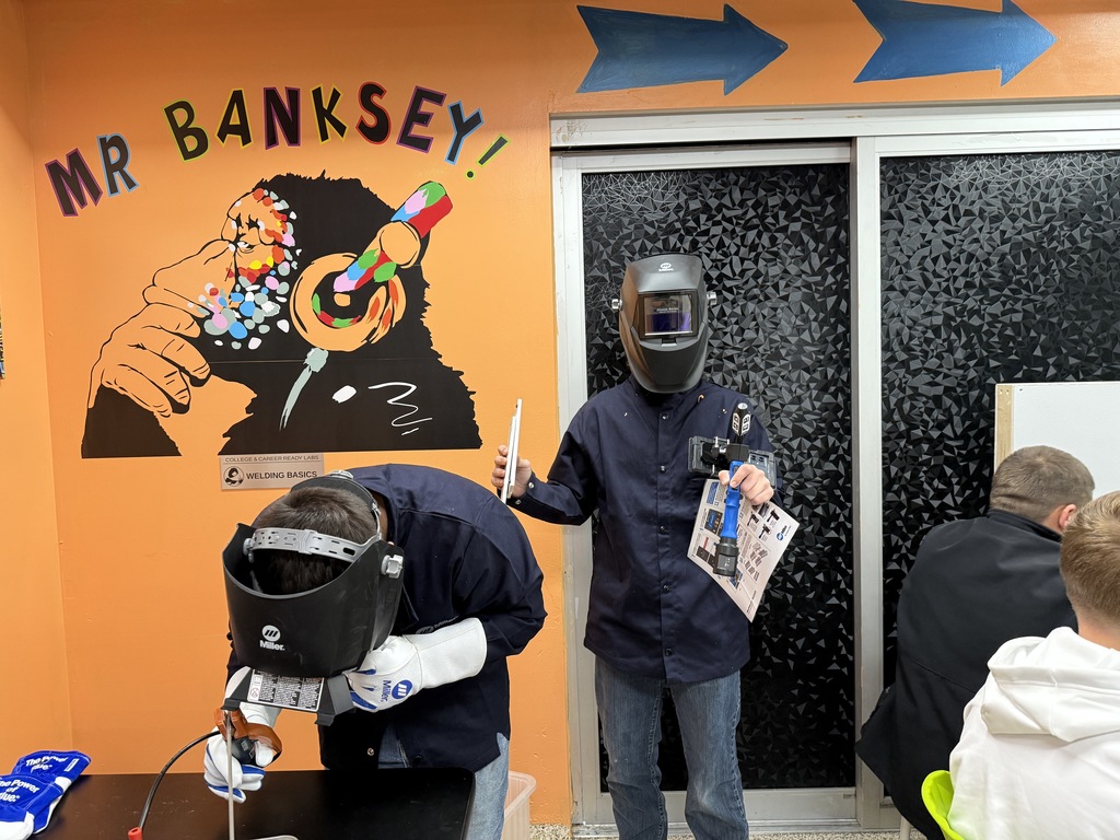 Students completing labs in the careers class.