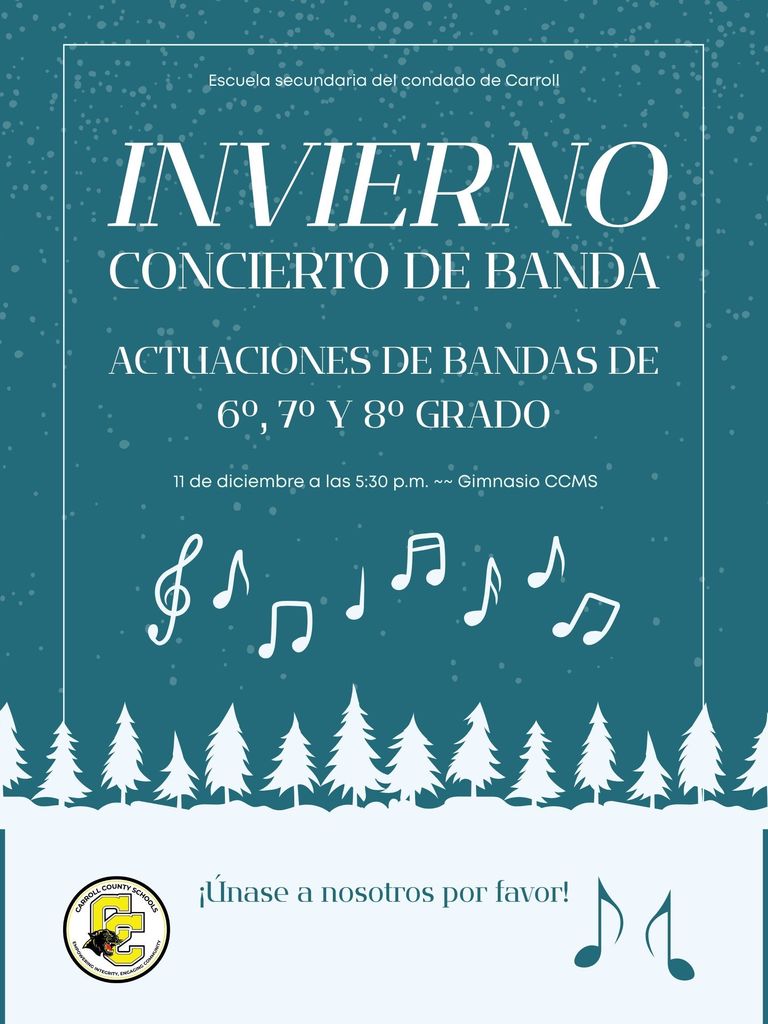 band concert flyer