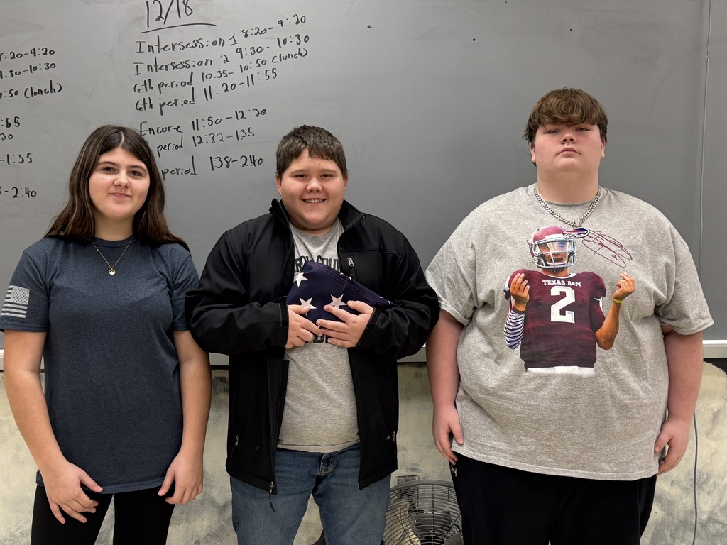 learning to fold US flag