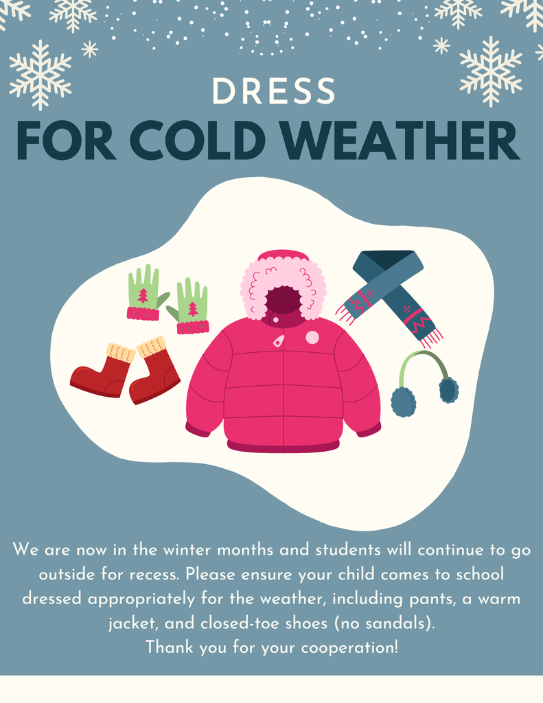 winter clothing reminder