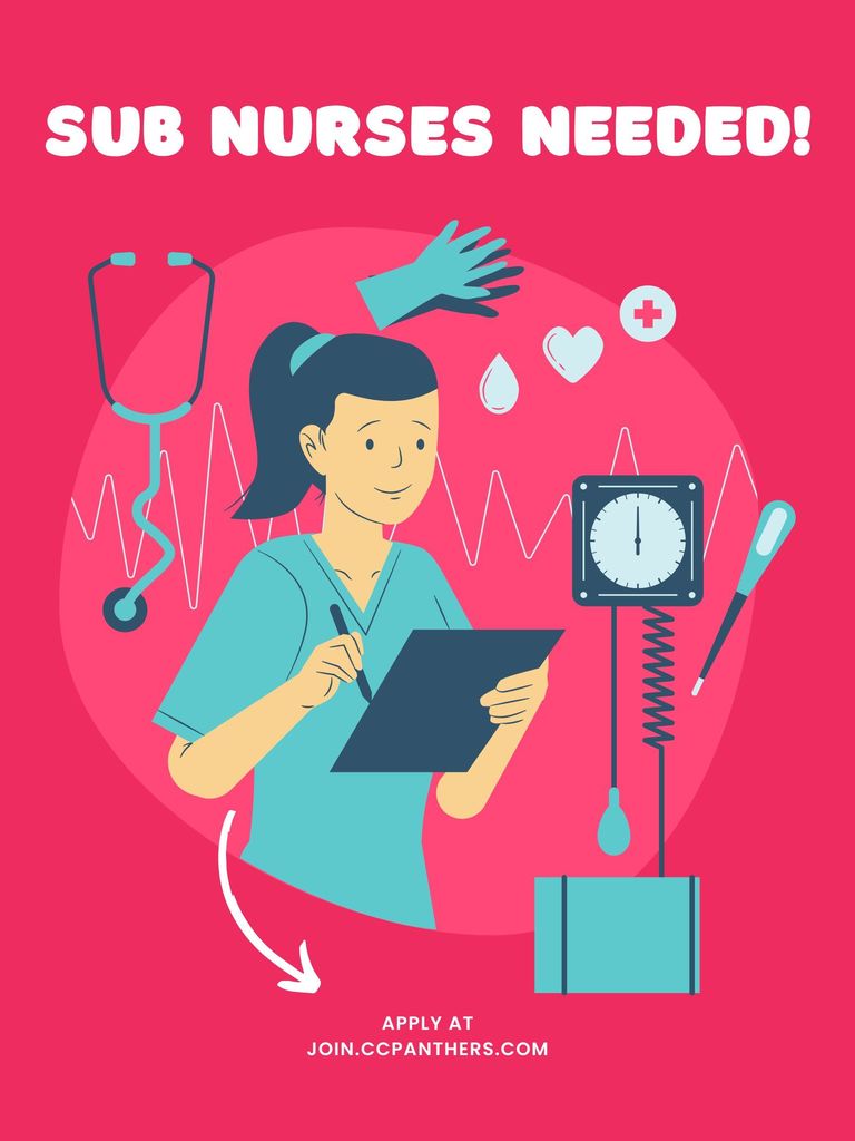 sub nurse flyer