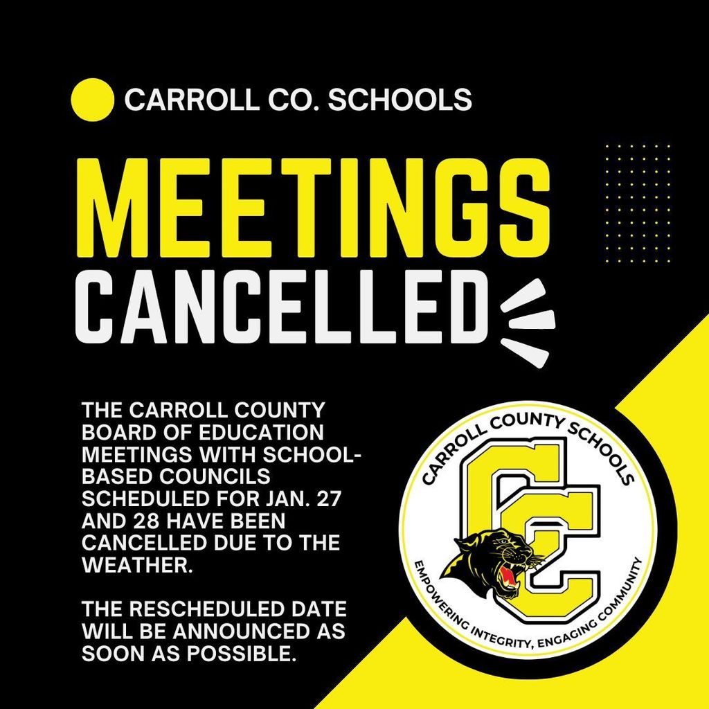 Meeting cancelled