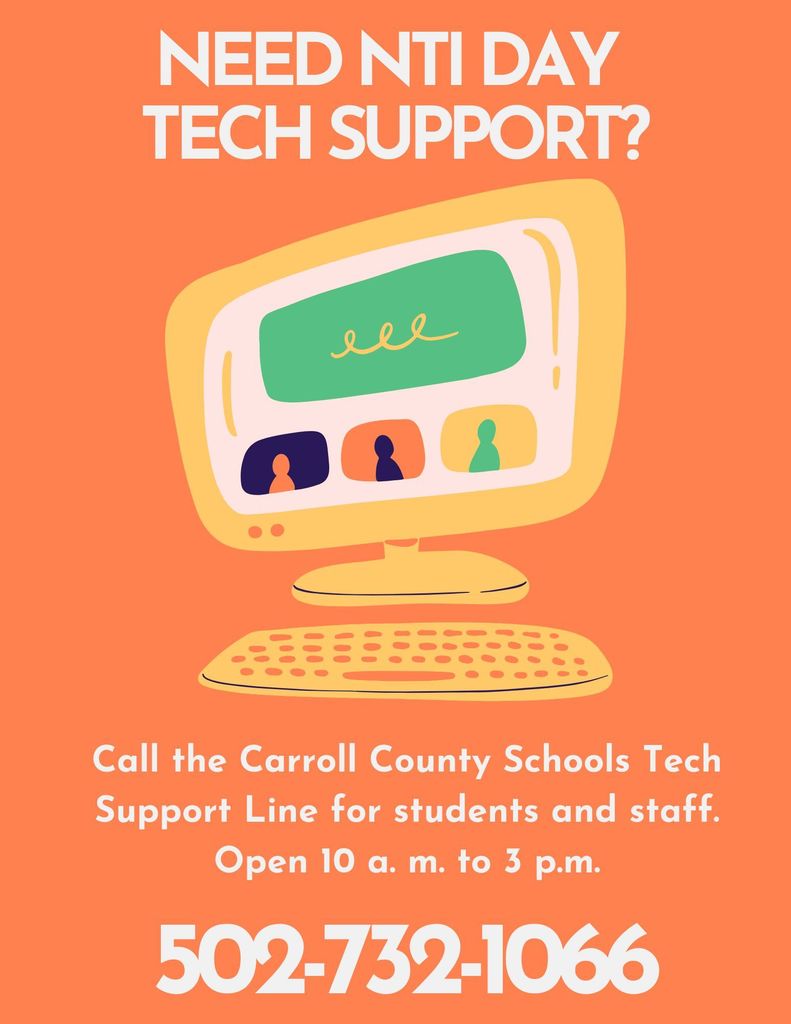 NTI tech support flyer
