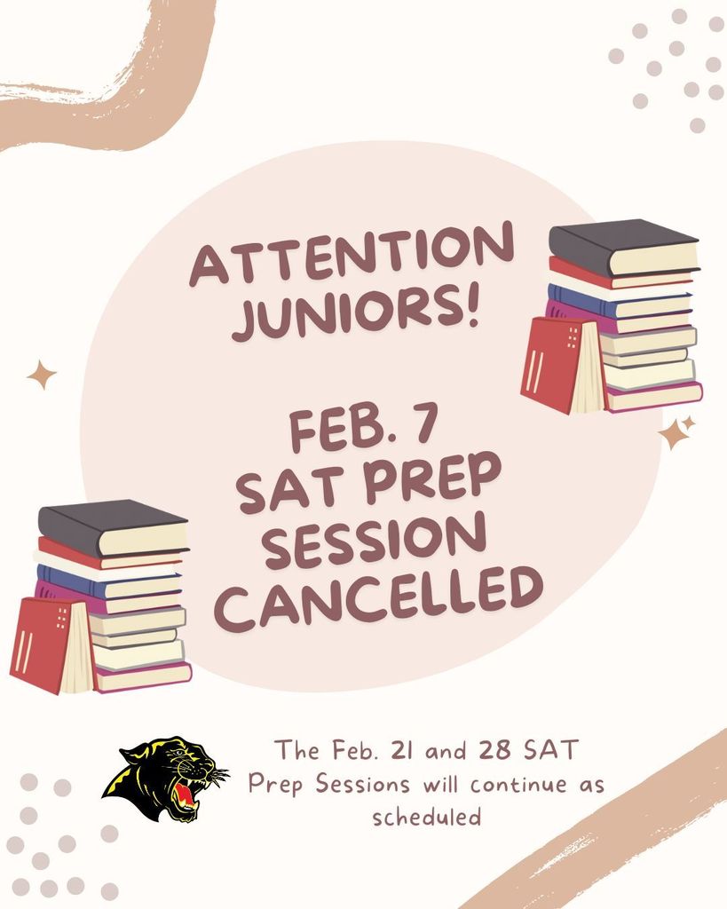 SAT prep session cancelled