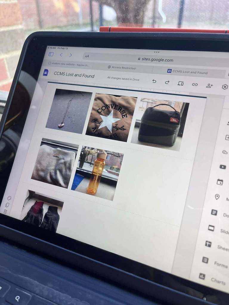 Students completing jobs around the school.