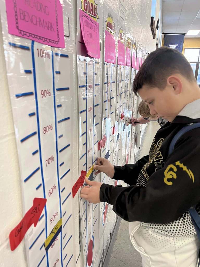 Students completing jobs around the school.